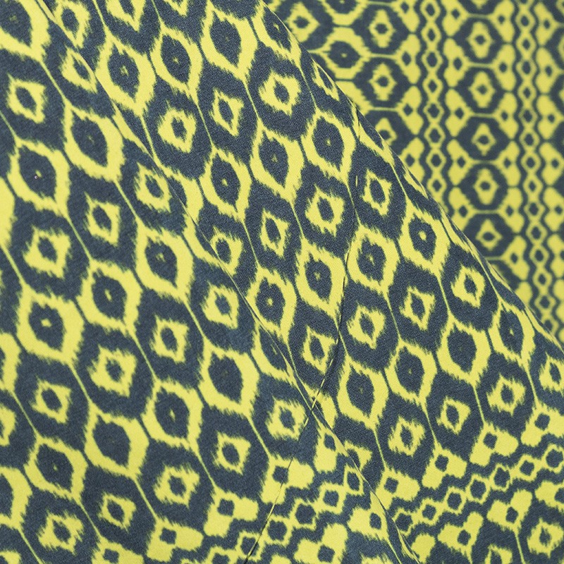 Tissu Maillot de Bain Aztèque Jaune - Ribes y Casals