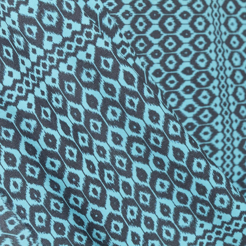 Tissu Maillot de Bain Aztèque Turquoise - Ribes y Casals