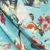 Tissu Maillot de Bain Beach Turquoise - Ribes y Casals