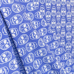 Tissu Maillot de Bain Crânes Bleu - Ribes y Casals