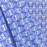 Tissu Maillot de Bain Crânes Bleu - Ribes y Casals