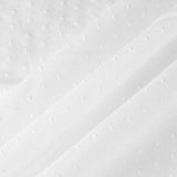 Tissu Baptiste Plumeti Brodé Blanc - Ribes y Casals