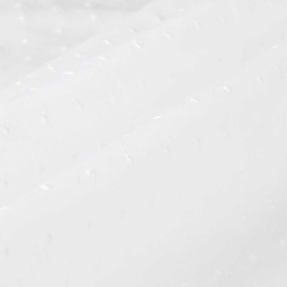 Tissu Baptiste Plumeti Brodé Blanc - Ribes y Casals