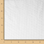 Tissu Baptiste Plumeti Brodé Blanc - Ribes y Casals