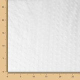 Tissu Baptiste Plumeti Brodé Blanc - Ribes y Casals