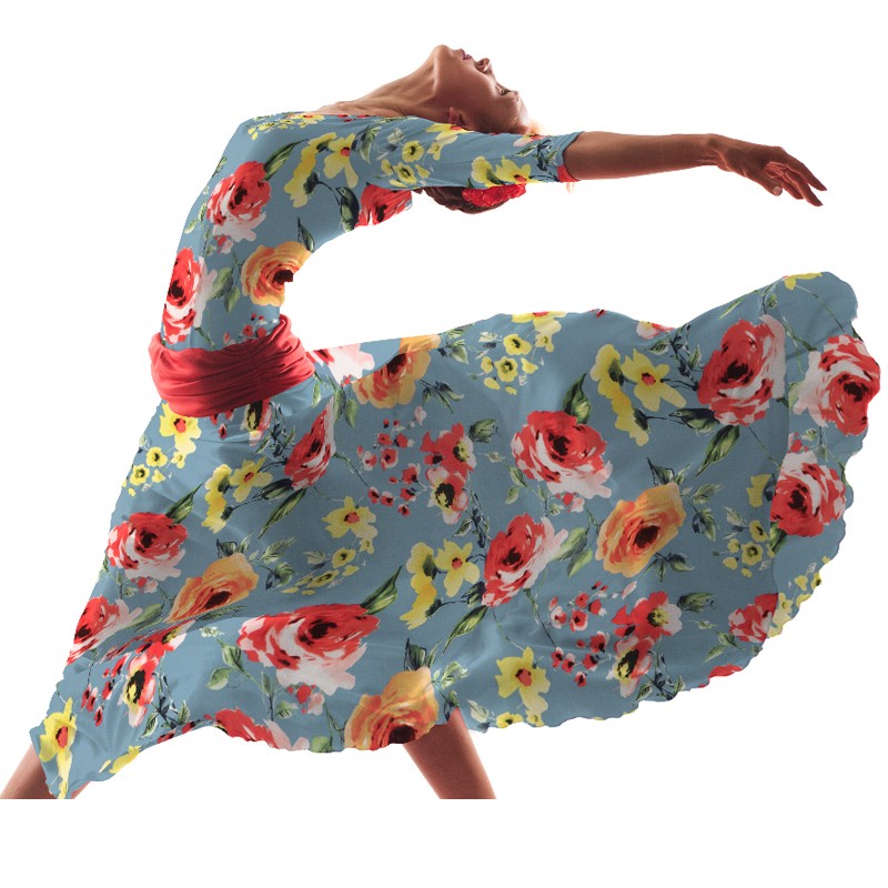 Tissu Biélastique Andalousie Baltique - Ribes y Casals