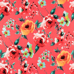 Tissu Biélastique Andalousie Rouge - Ribes y Casals