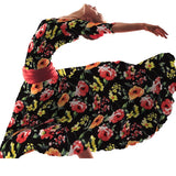 Tissu Biélastique Andalousie Noir - Ribes y Casals