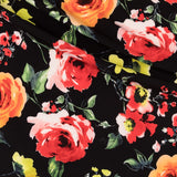 Tissu Biélastique Andalousie Noir - Ribes y Casals