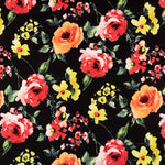 Tissu Biélastique Andalousie Noir - Ribes y Casals