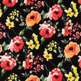 Tissu Biélastique Andalousie Noir - Ribes y Casals