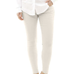 Tissu Sergé Élastique Blanc Naturel - Ribes y Casals