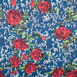 Tissu Biélastique Dentelle Bleu - Ribes y Casals