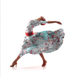 Tissu Biélastique Flamenco Vert d'Eau - Ribes y Casals