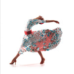 Tissu Biélastique Flamenco Coral - Ribes y Casals