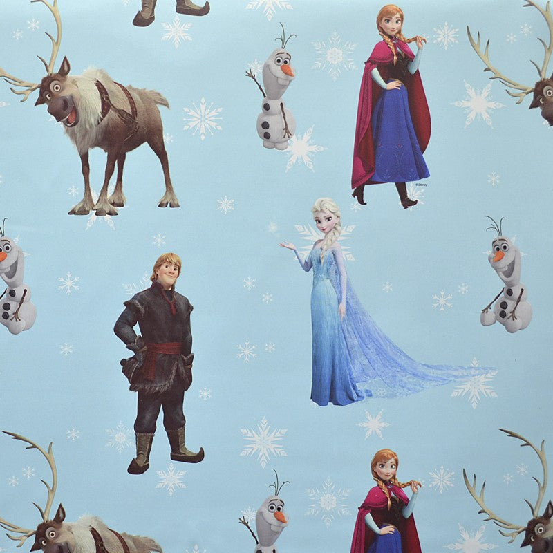 Tissu Black Out Frozen Bleu Celeste - Ribes y Casals