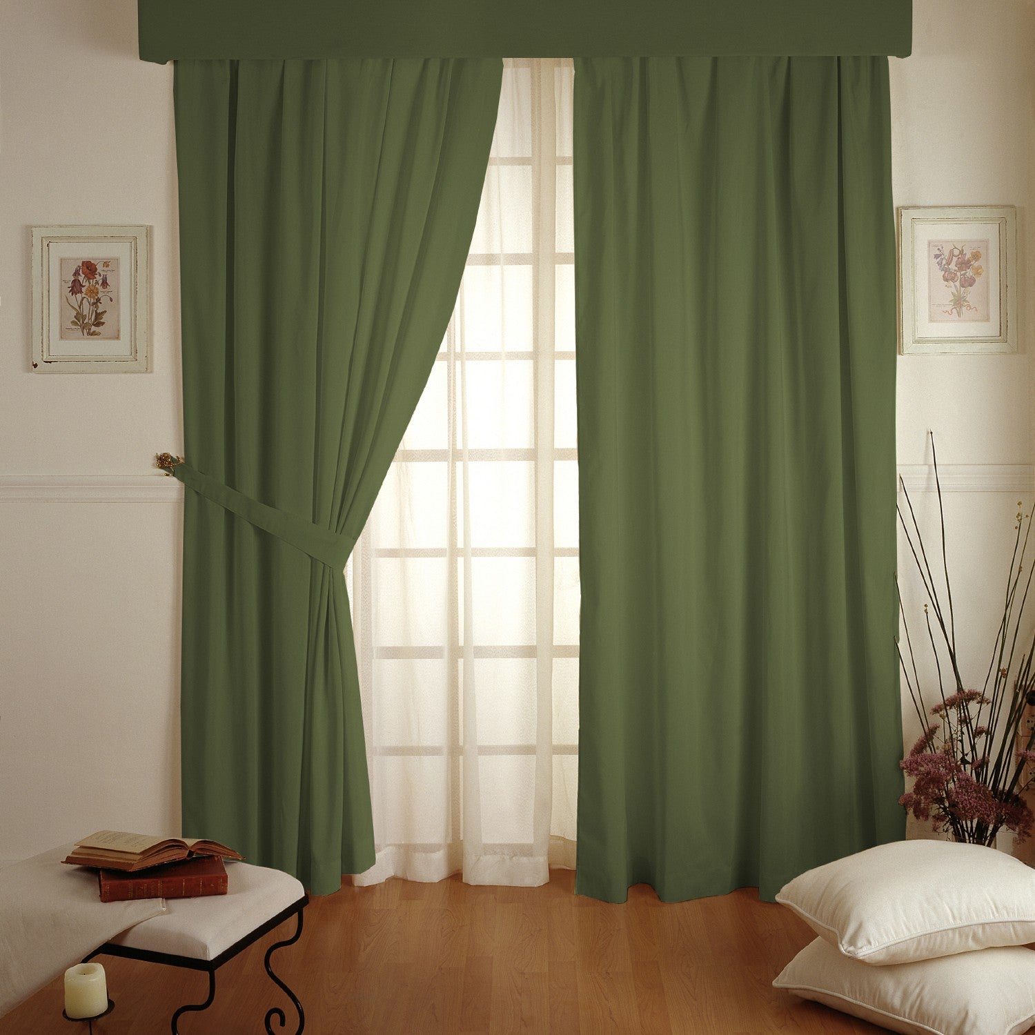 Tissu Black Out Vert Olive - Ribes y Casals