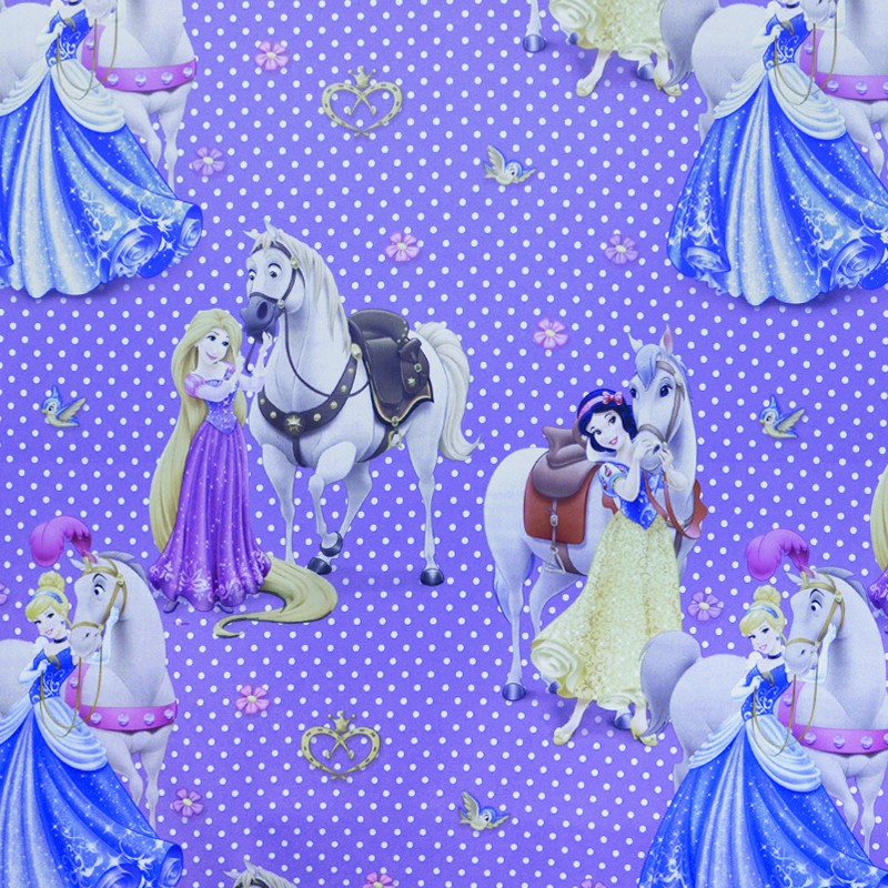 Tissu Black Out Cendrillon Lilas - Ribes y Casals