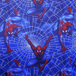 Tissu Black Out Spiderman Bleu Soutenu - Ribes y Casals