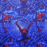 Tissu Black Out Spiderman Bleu Soutenu - Ribes y Casals