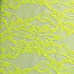 Tissu Dentelle Élastique Vert Fluo - Ribes y Casals