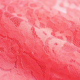 Tissu Dentelle Élastique Corail Fluo - Ribes y Casals