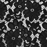 Dentelle Élastique Fleur Noir - Ribes y Casals