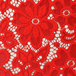 Dentelle Élastique Fleur Rouge - Ribes y Casals