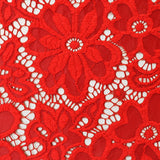 Dentelle Élastique Fleur Rouge - Ribes y Casals