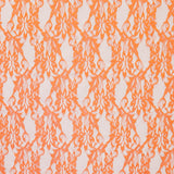 Tissu Dentelle Élastique Orange - Ribes y Casals