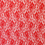 Tissu Dentelle Élastique Rouge - Ribes y Casals