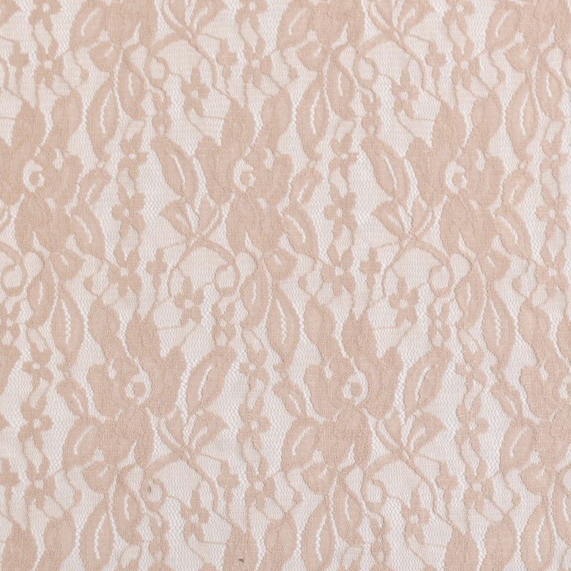 Tissu Dentelle Élastique Rose Maquillage - Ribes y Casals