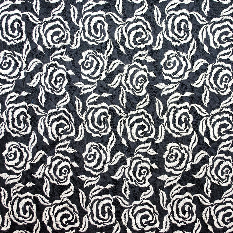 Dentelle Fleurs Beige - Ribes y Casals