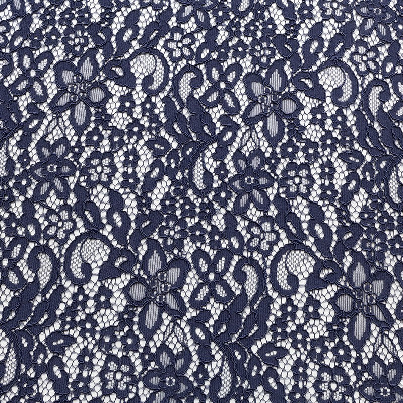 Dentelle New Rebrodé Bleu Marine - Ribes y Casals