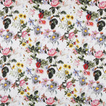 Tissu Broderie Suisse Feuille Blanc - Ribes y Casals