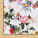 Tissu Broderie Suisse Feuille Blanc - Ribes y Casals