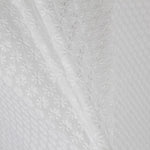 Tissu Broderie Anglaise Blanc Feuilles - Ribes y Casals