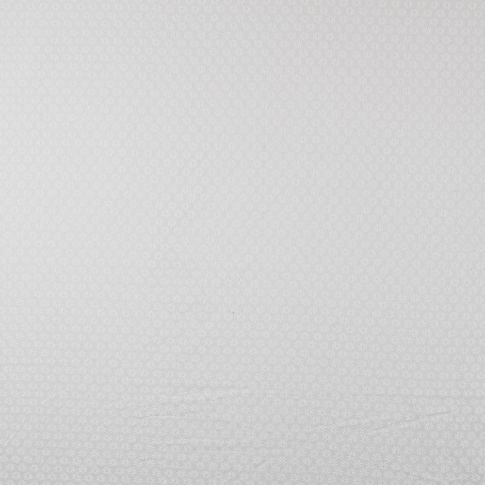 Tissu Broderie Anglaise Blanc Feuilles - Ribes y Casals