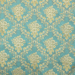 Brocart Lurex Fleur Vert d&#39;Eau - Ribes y Casals