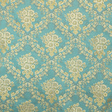 Brocart Lurex Fleur Vert d&#39;Eau - Ribes y Casals