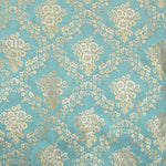 Brocart Lurex Fleur Vert d&#39;Eau - Ribes y Casals