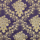 Brocard Lurex Fleur Violet - Ribes y Casals