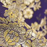 Brocard Lurex Fleur Violet - Ribes y Casals