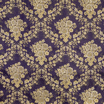 Brocard Lurex Fleur Violet - Ribes y Casals