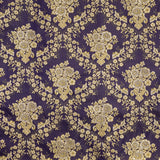 Brocard Lurex Fleur Violet - Ribes y Casals