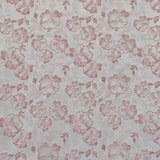 Tela Brocada Metal Flor Rosa - Ribes y Casals