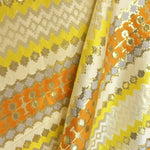 Tissu Brocart Arabe Orange - Ribes y Casals
