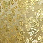 Tissu Brocart Fleur Écru - Ribes y Casals