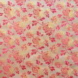 Tissu Brocart Fleur Fuchsia - Ribes y Casals