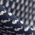 Tissu Chemise Hippocampe Blanc - Ribes y Casals